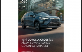 Yeni "Corolla Cross" yenilənmiş SUV üslubu ilə qarşınızdadır