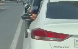 Sürücü oyuncaq silahla təşviş yaratdı  Həbs edildi 