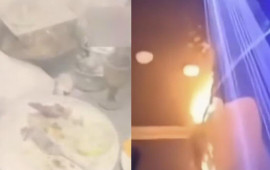 Toy zamanı daha bir şadlıq sarayında yanğın oldu 