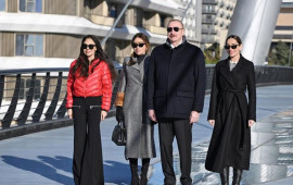 İlham Əliyev "Bakı Ağ Şəhər"ə ziyarətinə dair video&ccedil;arx paylaşıb 