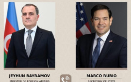 Ceyhun Bayramov ABŞ d&ouml;vlət katibi ilə m&uuml;zakirə apardı