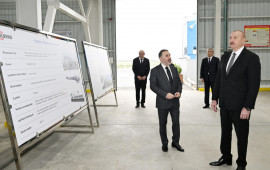 Prezident “AZWOOL” mineral daş yunu zavodunun açılışında iştirak edib  VİDEO  FOTO