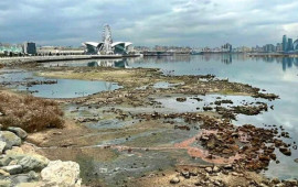 Xəzər dənizi geri çəkilir