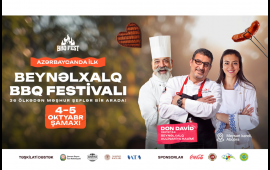 Beynəlxalq Barbekü Festivalı ilk dəfə Şamaxıda