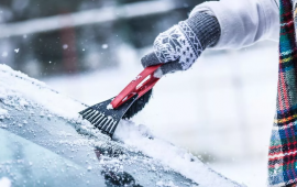 Bu ərazimizə qar yağdı