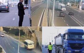 Yuxusuz s&uuml;r&uuml;c&uuml;lərin t&ouml;rətdikləri ağır qəzaların ANBAAN VİDEOsu