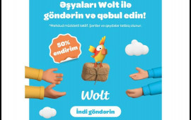 Wolt yeni “Packages” funksiyanı təqdim edir: indi əşyaları yemək sifarişi qədər asan göndərə bilərsiniz!