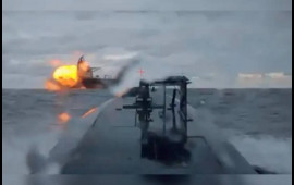 Ukrayna Xəzərdə iki gəmini vurdu