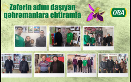 Zəfərin 5 illiyində “OBA” şəhid əməkdaşlarının ailələrini ziyarət edib və “Obamızın müzəffərləri” videoçarxını təqdim edib  VİDEO  FOTO