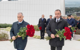 Əli Nağıyev və Orxan Sultanov Zəfər parkını ziyarət ediblər  FOTO