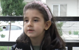 İlham Əliyevin əlindən tutduğu balaca Nilay: "Birlikdə maraqlı söhbət etdik"