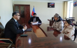 Novruzəli Aslanov İsmayıllıda vətəndaşlarla g&ouml;r&uuml;ş&uuml;b 