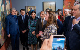 Rəşid Behbudovun 110 illik yubileyinə həsr olunmuş &ldquo;Səsin rəngi&rdquo; sərgisinin a&ccedil;ılış mərasimi ke&ccedil;irilib &ndash; FOTO