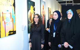 Leyla Əliyeva &ldquo;Mənim dənizlərim, mənim okeanlarım&rdquo; sərgisini ziyarət edib 