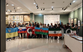“Sənətin Sərhədi Yoxdur” adlı Beynəlxalq FestivalXətai Sənət Mərkəzində açıldı  FOTO