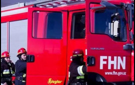 Nərimanovda 4 mərtəbəli obyektdə YANĞIN 