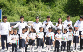 Şuşa şəhər 1 nömrəli tam orta məktəbdən 8 nəfər şagird məzun olur