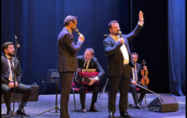 Gəncə Dövlət Filarmoniyasinda Xalq artisti Samir Cəfərovun solo konserti baş tutub 