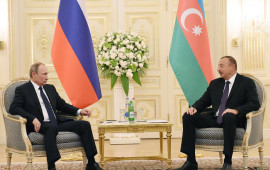 Prezident İlham Əliyev Vladimir Putini təbrik etdi