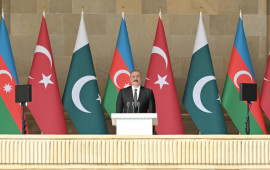 Bakıda Vətən müharibəsində Qələbənin beşinci ildönümünə həsr olunmuş Hərbi parad keçirilir  FOTO