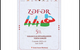"ZƏFƏR  44" adlı yaradıcılıq müsabiqəsinin yekun sərgisi açılacaq