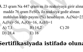 Sosial şəbəkədə yayılan suallardan imtahanda istifadə edilməyib  Rəsmi