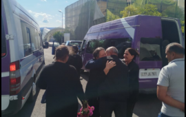 Növbəti köç karvanı Laçın şəhərinə çatıb