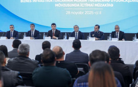 Sahibkarların fəaliyyət m&uuml;hitinin yaxşılaşdırılması ilə bağlı ictimai m&uuml;zakirə ke&ccedil;irilib  FOTO