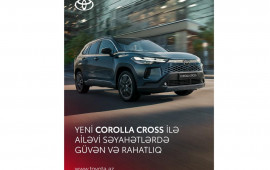 Yenilənmiş Toyota Corolla Cross: Texnoloji praktikliyin zərif nümunəsi